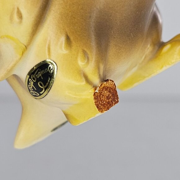 Vintage Josef Originals Owl Figurine Big Eyes Kitsch 4" Tall *FLAW* - Picture 8 of 9